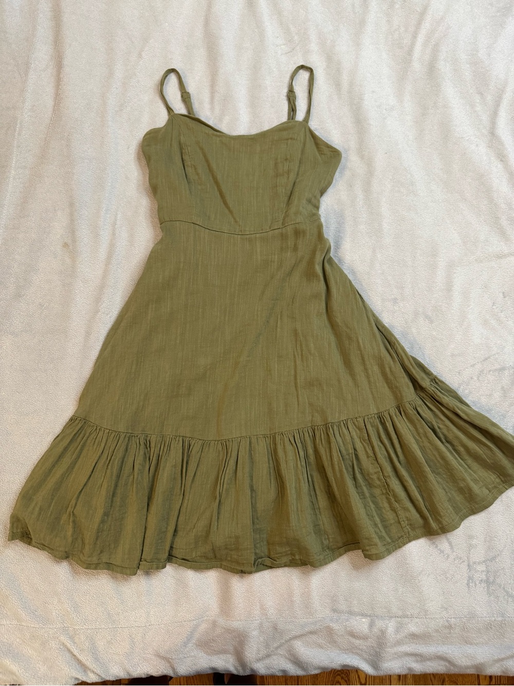 Old Navy Olive Spaghetti-Strap Midi Dress